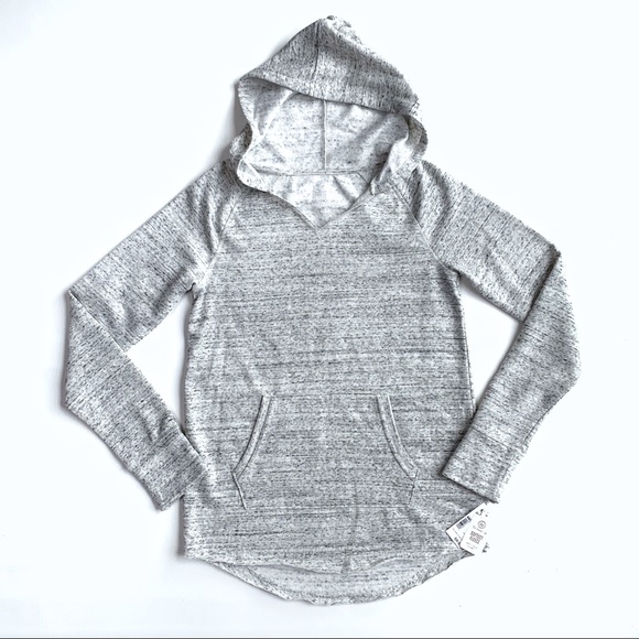 NWT SO “Softest Fleece” Lightweight Hoodie Gray/Sm - Picture 2 of 8